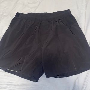 Large Lulu Lemon Shorts Black